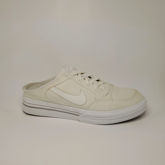 Nike Shoes - Nike Womens Mule Shoes Ivory Slip On Sneakers 8 M